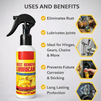 Anti- Rust Lubricant Spray & Rust Remover |  Pack of 2 Bye 1 Get 1 Free