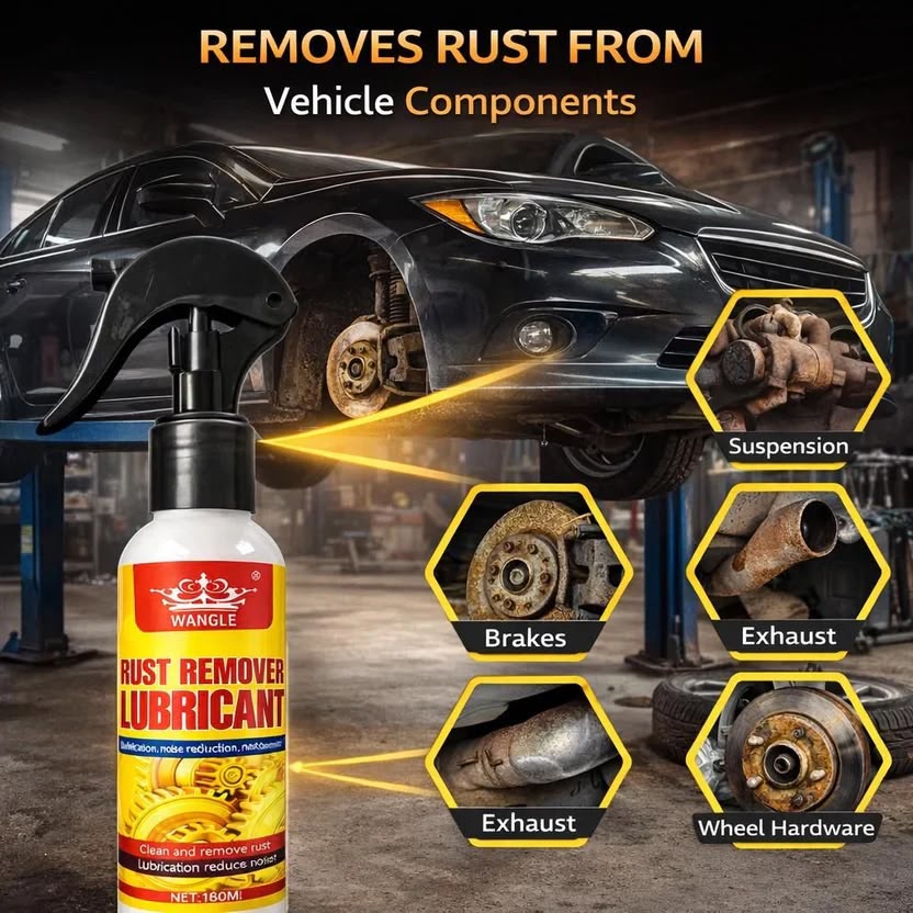 Anti- Rust Lubricant Spray & Rust Remover |  Pack of 2 Bye 1 Get 1 Free